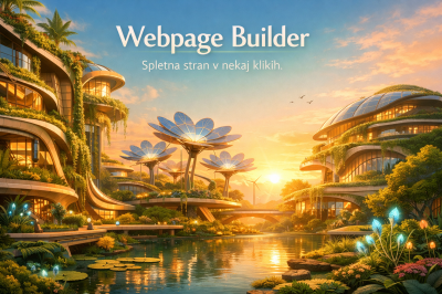 Website Builder 1.0 - kako brez klikov do svoje internetne strani